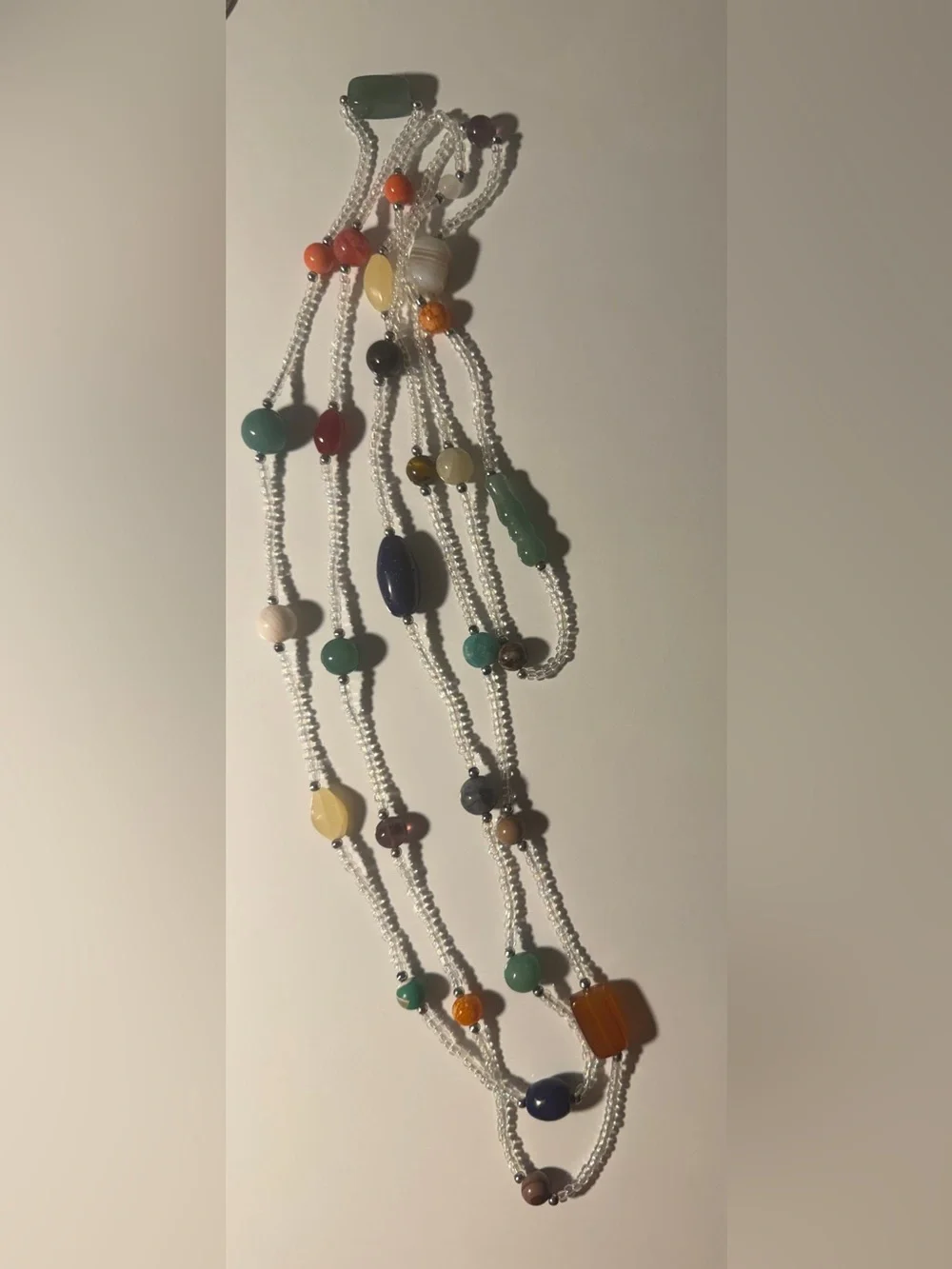 Multi-Color Beaded Layered Necklace - Women Jewelry